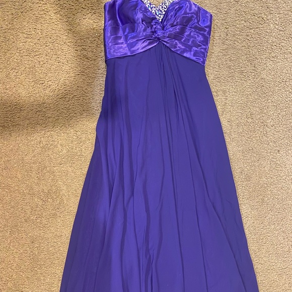 Size 8 Purple Ball Gown Excellent Used 